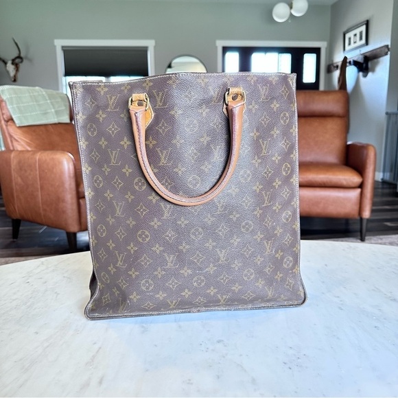 Louis Vuitton Large Vintage Classic Monogram Coated Canvas Tote